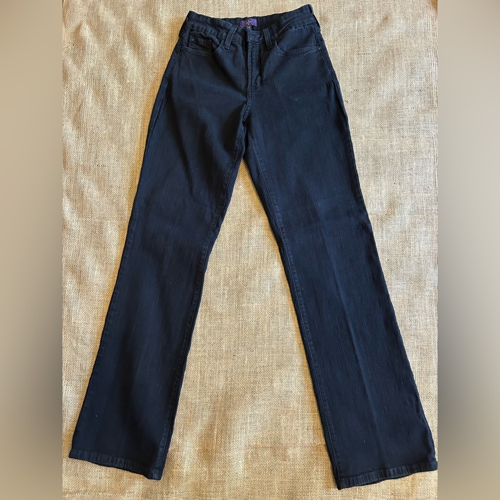 NYDJ Black Flare & Wide Leg Jeans